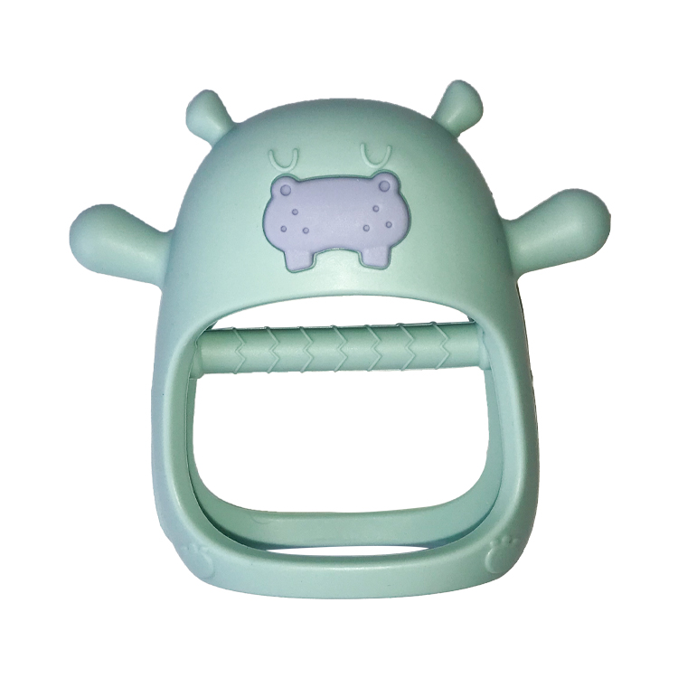 Silicone Baby Teether Customized Hippo Never Drop Diy Handmade Bpa Free