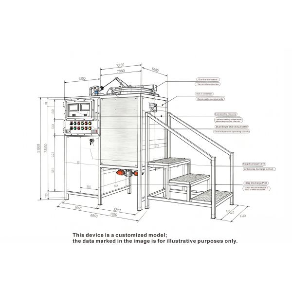 JBETT Explosion-proof Dual-system Continuous Feed/Discharge Solvent Regeneration Unit