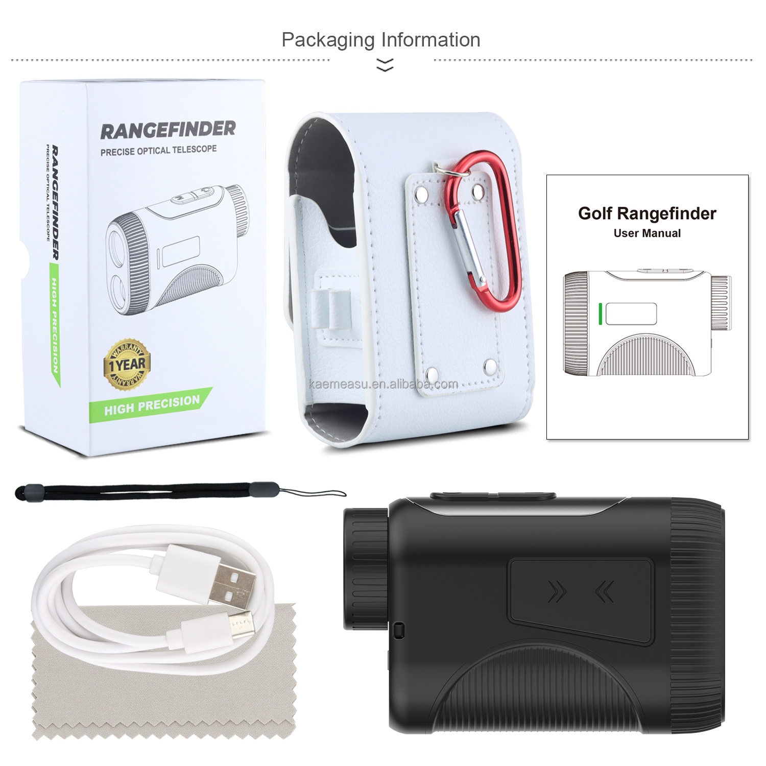 OEM Industrial Grade Golf Laser Rangefinder Binoculars Slope Scope and Laser Distance Meter Telescope with Golf Slope Features