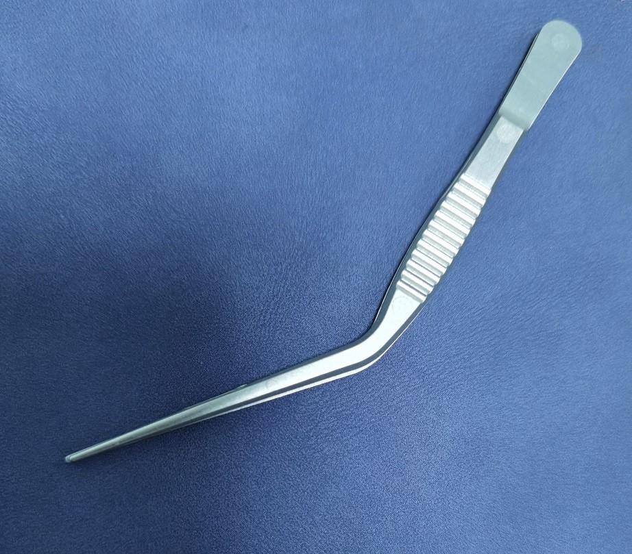 Anodized Nickel Forceps Surgical Instruments , Stainless Steel Needle Holding Forceps