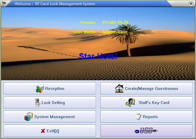 Multiple Colors Stainless Steel Hotel Key Card Door Locks with Management Software System