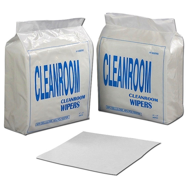 Disposable Soft Non Woven Cleanroom Wiper 9" X 9" For Dust Remove