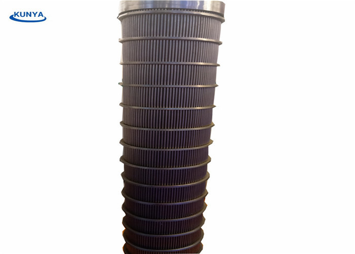 High Dirt Holding 30Mpa Stainless Steel Filter Element Pleated Cartridge