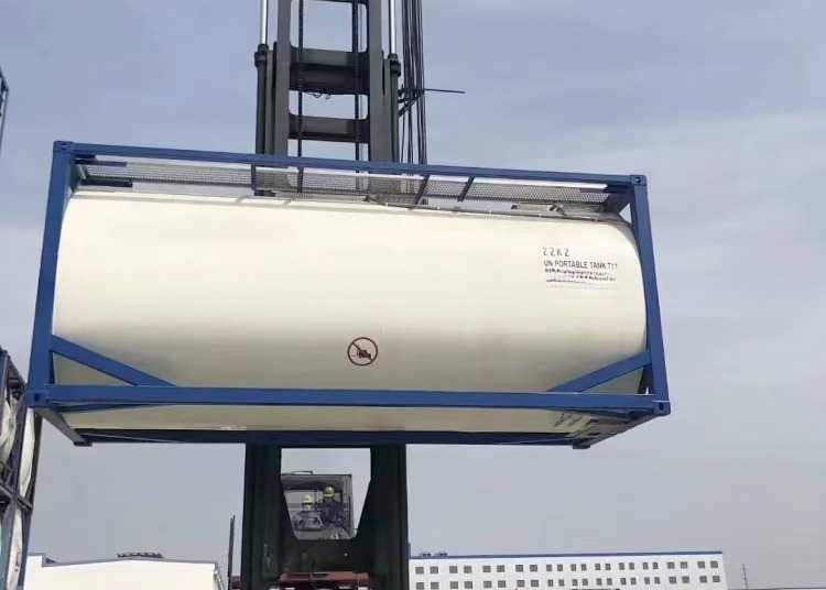 Stock 20 ft ISO Tank Container 26000 Liter with 4.0/6.0Mpa Pressure and 316L/SAN50028-7/WNr 1.4402/1.4404 Tank Material