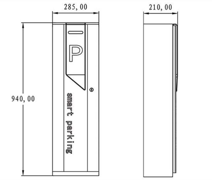 4.5m Straight Arm Electronic Barrier Gates For Smooth Traffic Flow