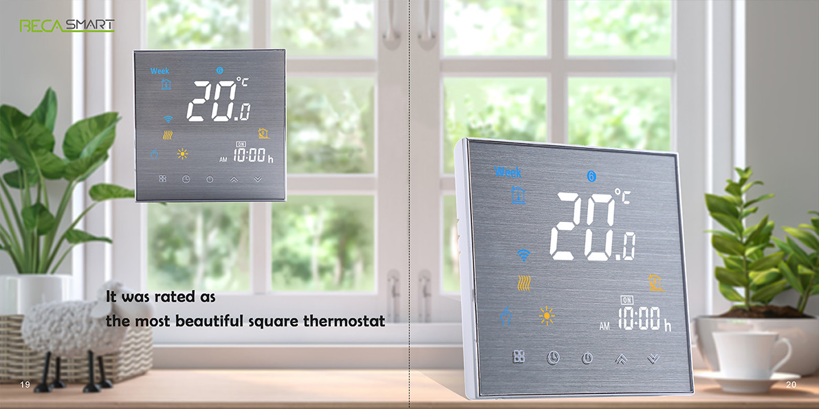 Boiler Room Digital Smart Wireless Thermostat Regulator For Warm Floor Heating Weekly