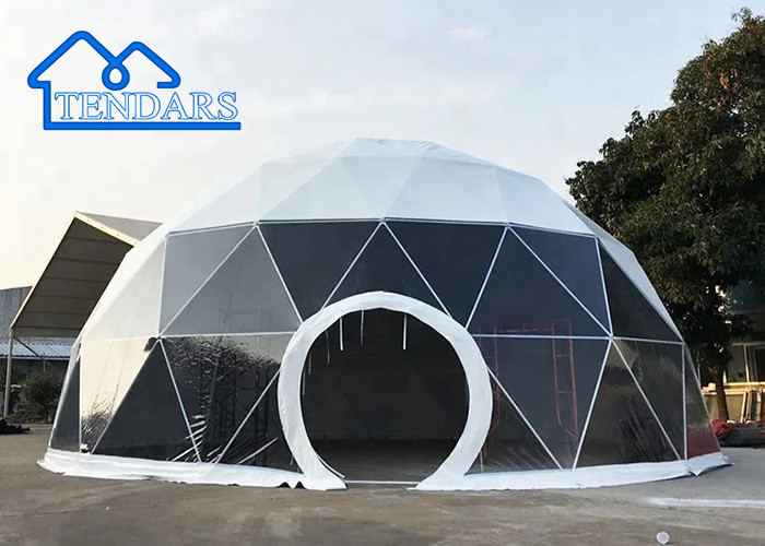 Fireproof Glamping Hotel Geodesic Dome Tent For Camping House Resort