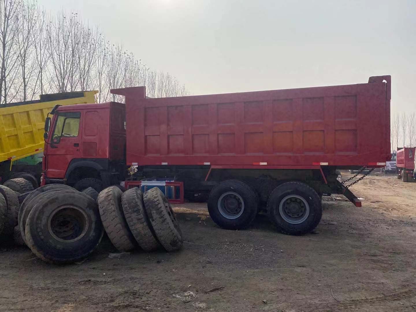 Used Howo Dump Truck 6*4 Driving Model Right Hand Driving Way WD615.47 Euro 2