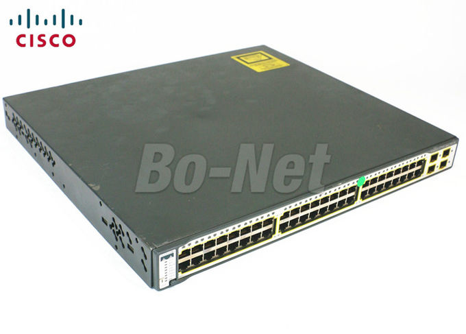 PoE 3750G Gigabit Used Cisco Routers And Switches WS-C3750G-48PS-S Layer 3 48 Ports
