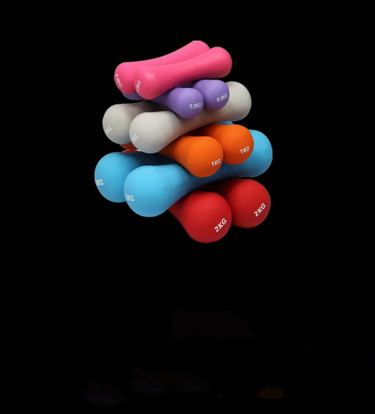Multifunctional 0.75KG Bone Shaped Dumbbells Gym Professional Equipment