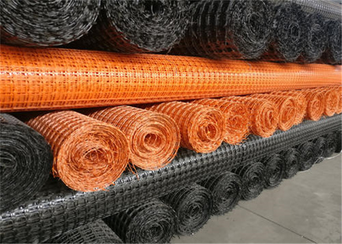 30KN Biaxial Plastic Geogrid Mesh For Construction