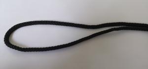 China Black Braided Polyester Rope / Colored Cotton Rope Different Sizes Available on sale