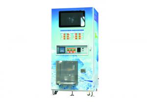Quality High Efficient Ice Vending Machine , Ice Cube Vending Machine With One Single Vending Zone for sale