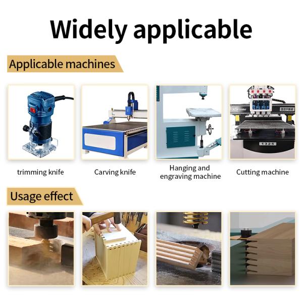 8mm 12mm 1/2 Inch Shank Wood Milling Cutter 3 Teeth Adjustable Finger Joint Router Bits Tenon Tool for Woodworking Tools