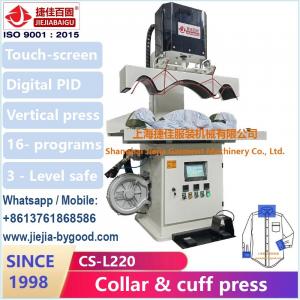 China High Pressure Electric Heat Wrinkle Free Pressing Machine For Shirt Collar / Cuff on sale