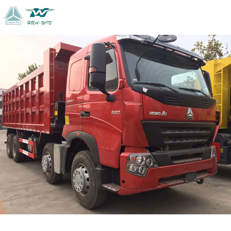 Sinotruk howo 12 wheeler 8x4 sand tipper truck for sale in dubai
