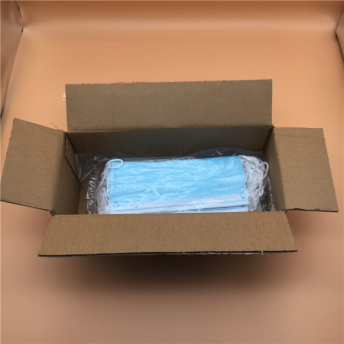 Earloop 3 Ply Non Woven Face Mask Disposable One Using Protect Virus