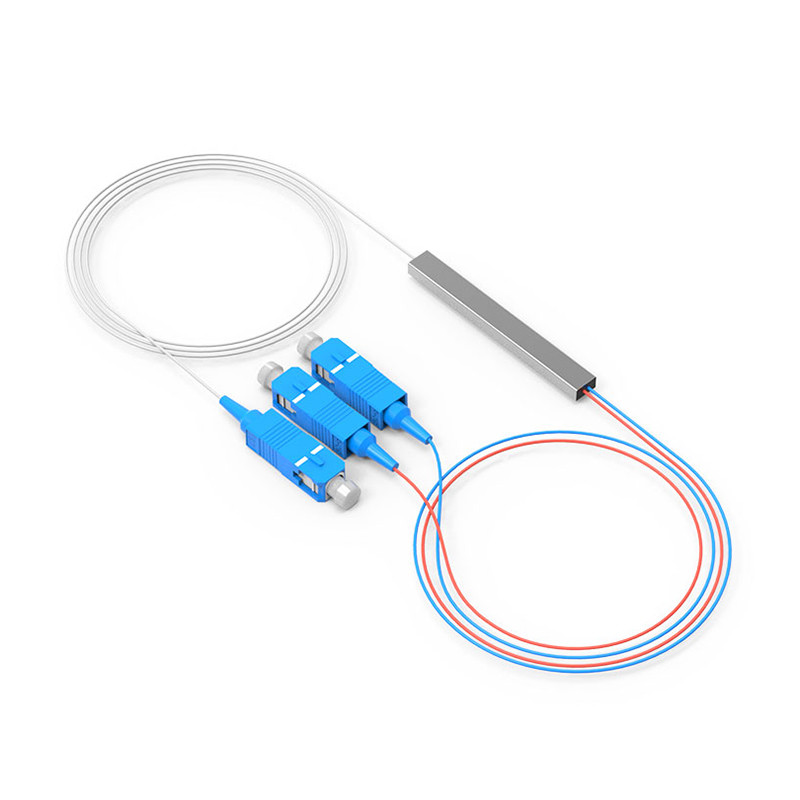16 Way Optical Fiber Splitter 1*16 sc upc Plc Splitter 0.9mm G657A1 Cable For Joint Closer