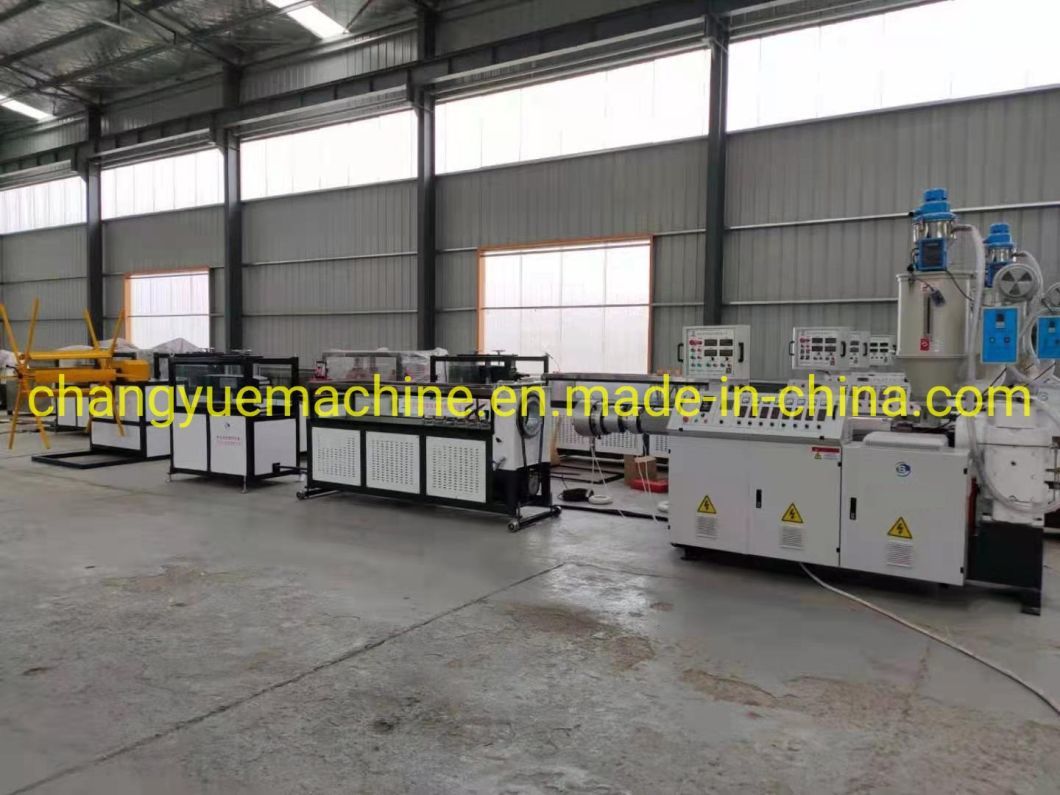 PE PVC Carbon Spiral Corrugated Pipe Production Line