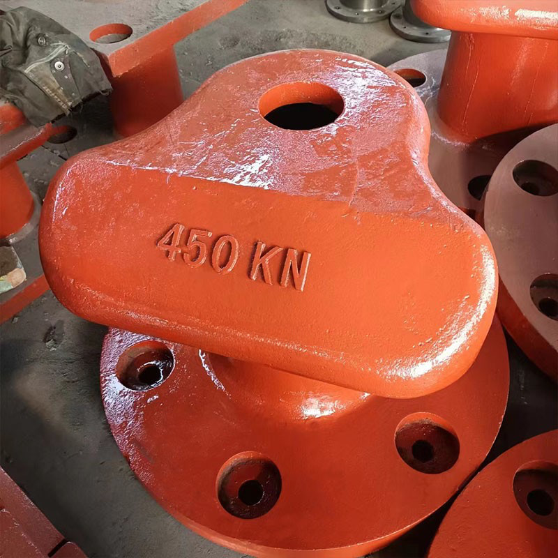 Quality 450KN T Head Cast Iron HT200 Dock Bollards Casting Molds Galvanized Marine Boat Ship Shore for sale