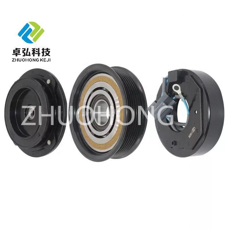 Auto AC Compressor Pulley Clutch Kit 7PK 125MM 12V For Honda ODYSSEY 2008-2010 3.5L 3471cc