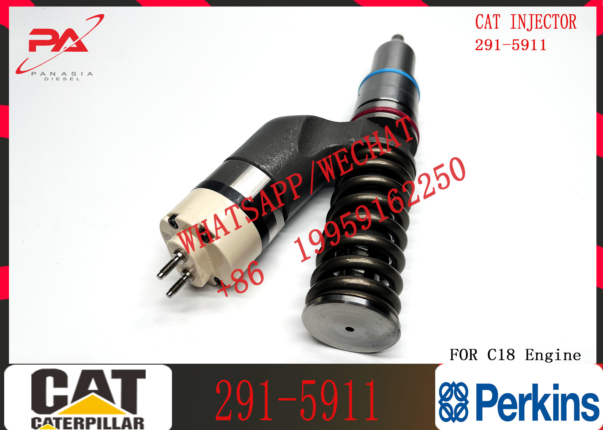 Common Rail Injector 291-5911 10R-7230 211-3026 276-8307 1OR-0724 1OR-9787 1OR-7228 for Caterpillar