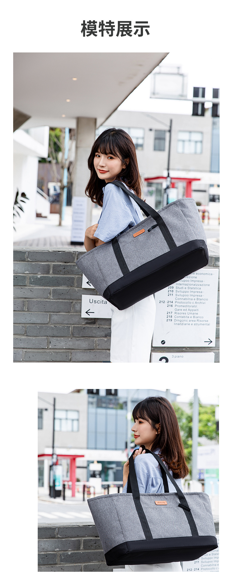 High Quality Multifunctional Shopping Bags Portable Collapsible Bag for Women