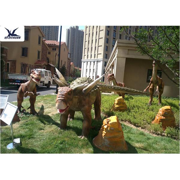Real Estate Dinosaur Display Artificial Life Size Animatronic Dinosaur Decoration