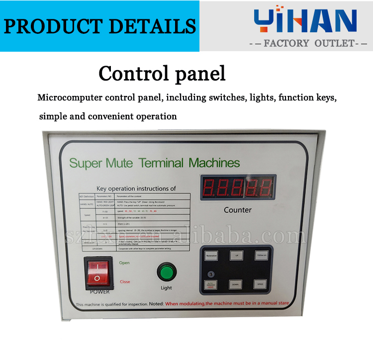60KG Semi Automatic Pre-Insulated Wire Terminal Crimping Machine for Tubular Terminals