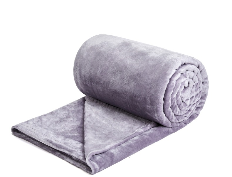 Decorative All-Seasons Leisure Blanket with Added Velvet Coral Cover Flannel Blanket