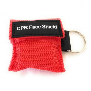 Quality First Aid Rescue Disposable CPR Mask Keychain Bag With CPR Face Shield for sale
