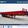 3 Axles Flat Bed Semitrailer with removable side walls for sale