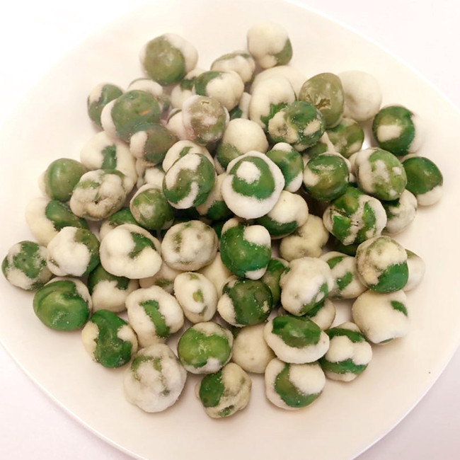 Wholesale Vegan Hot&Spicy Flavor Fried Coated Green Peas Crispy Snacks