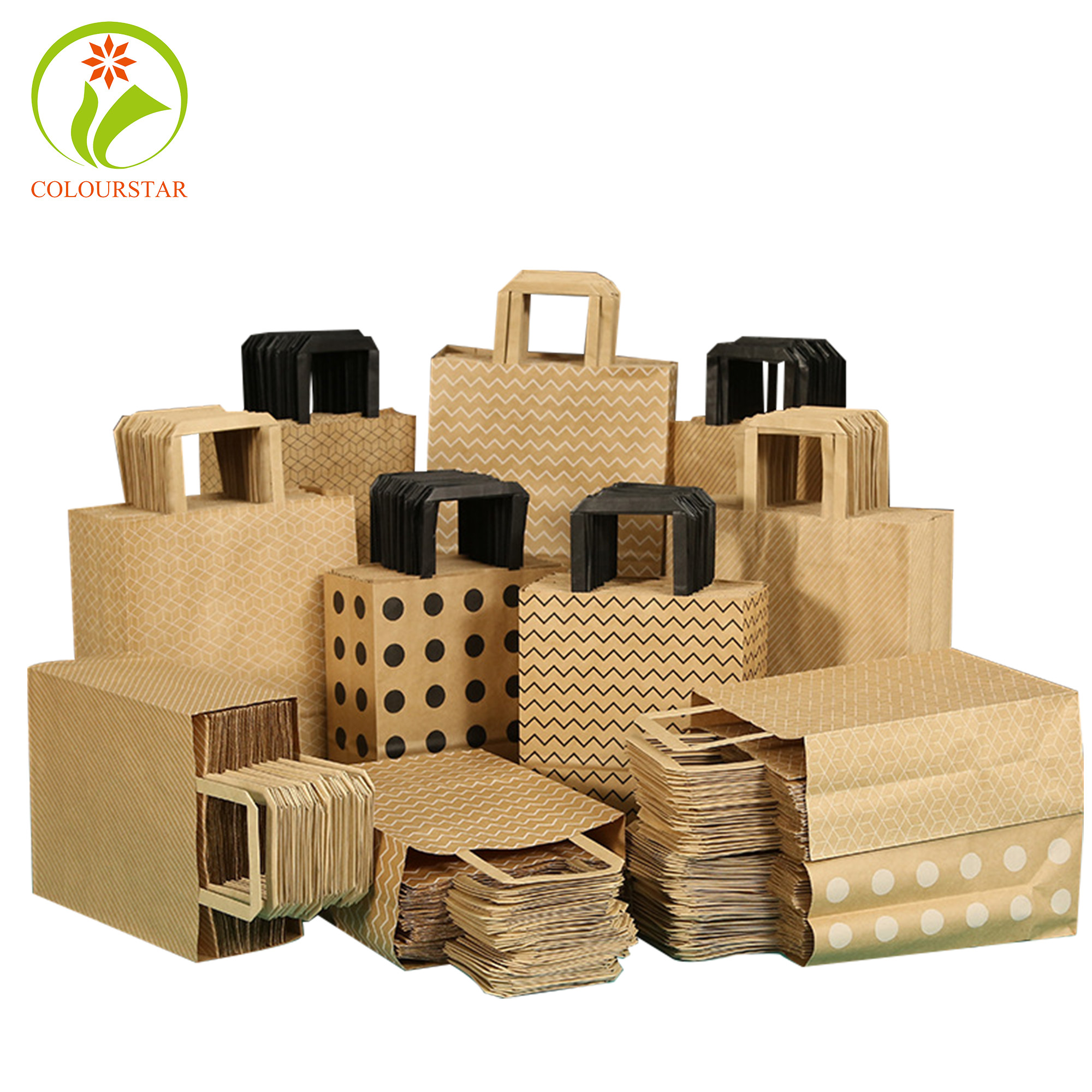 Offset CMYK FSC 350g Present Paper Bag ISO9001 With Rope Handle