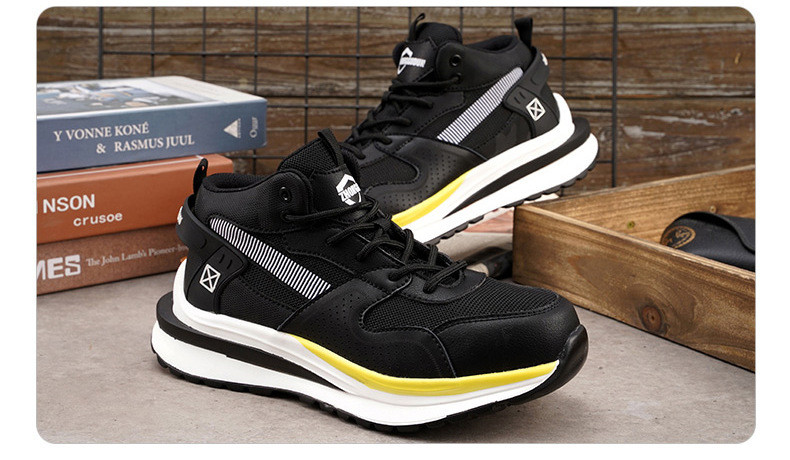 Light Work Shoes Kevlar Anti-proof Safety Sheos Novel Fashionable Mens Comfortable Safety Shoes Practical