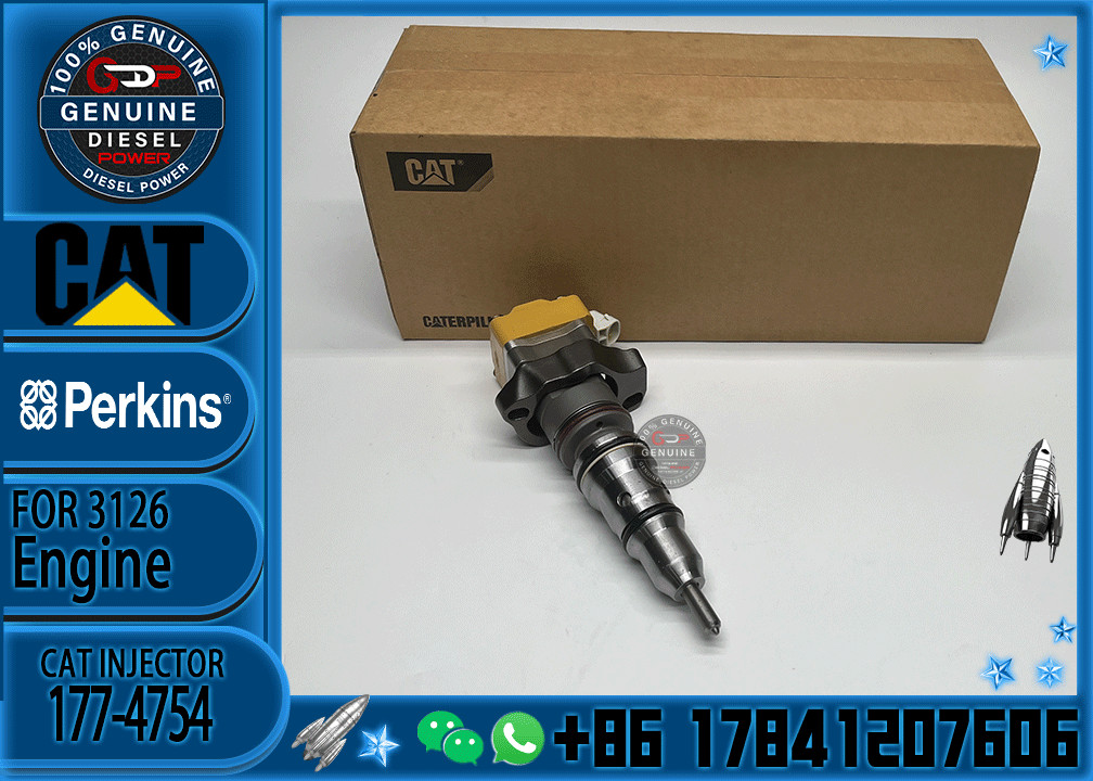 Excavator Parts CAT E 322C 325C 3126B Engine Diesel Fuel Injector 177-4754 1774754