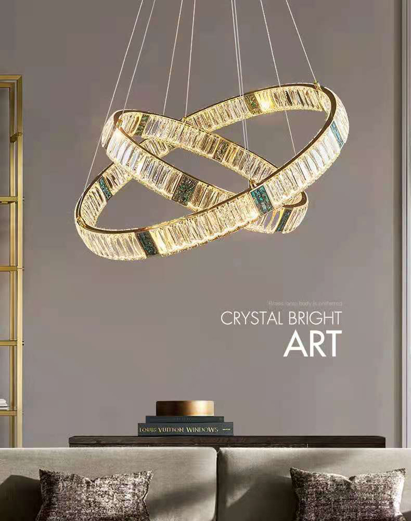 Led Crystal Chandelier For Living Room Creative Design round crystal chandelier(WH-CY-206)