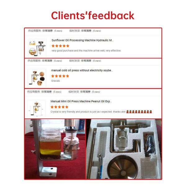 3KG Capacity Automatic Grade Groundnut Camellia Seed Oil Extraction Machine with Manual Small Dry Avocado Cocoa Press