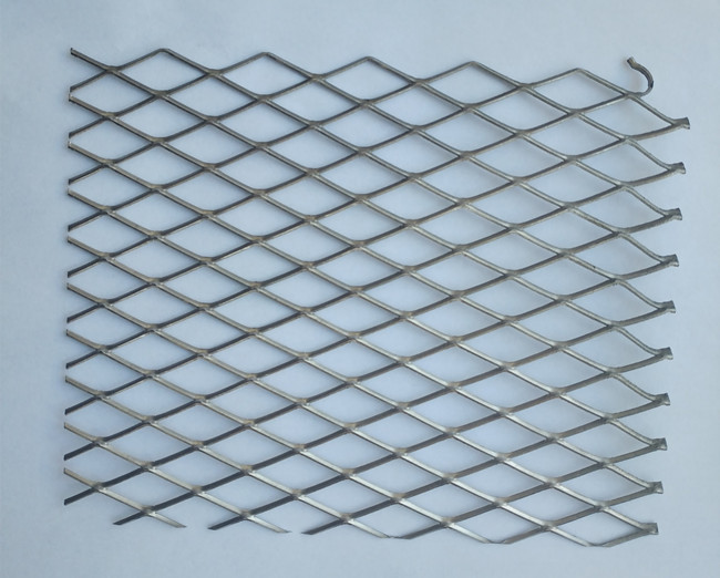 2m 1.2mm SS Expanded Metal Wire Mesh 0.5'' Hole