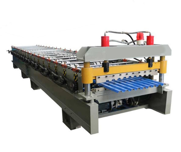 Trapezoidal PPGL Wall Panel Roll Forming Machine Cold 0.8mm