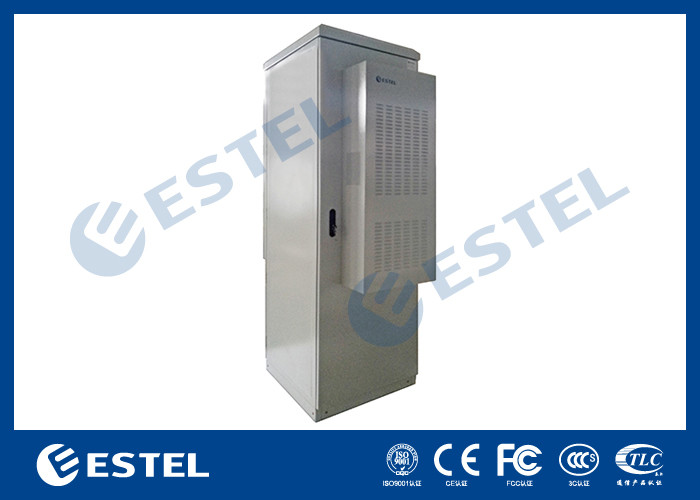 Aluminum Outdoor Rack Mount Enclosure Double Wall IP55 With Front Rear Access