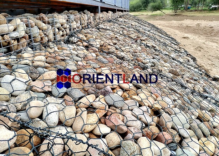 PVC Coated Gabion Baskets Mattress Reno Mattress High Zinc Coated Wire
