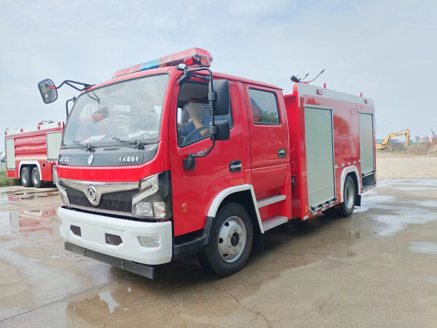 Small Fire Trucks Have Electric Drive Capability