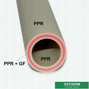 Quality Hot / Cold Water PPR Fiberglass Composite Pipe Energy Efficient 20 * 3.4mm for sale