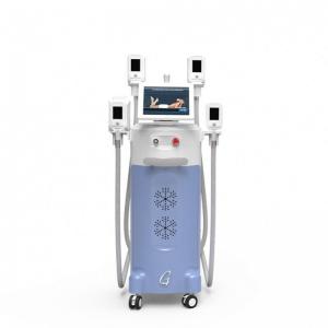 China Effective Four Handles Fat Freezing Cryolipolysis Slimming Machine with cool double chin handle cellulite reduction body on sale
