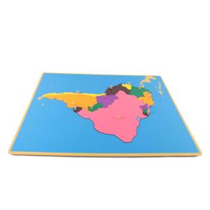Quality Montessori Puzzle Map - Puzzle Map of South America for sale