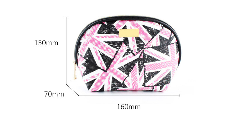 Travel Use Large Capacity Round Cylinder Bucket Cosmetic Cases
