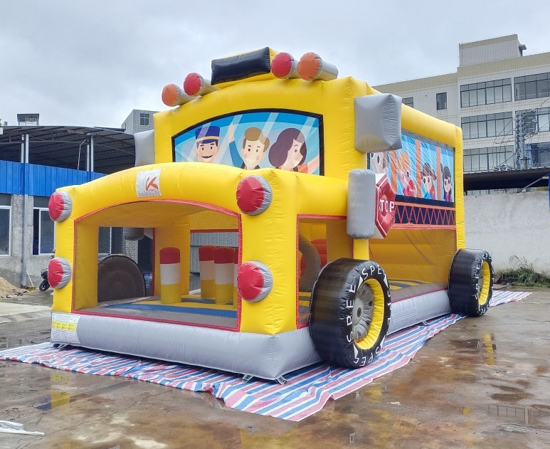 Indoor Outdoor Party Inflatable Castle Combo With Slide Kids Jumping Bouncer
