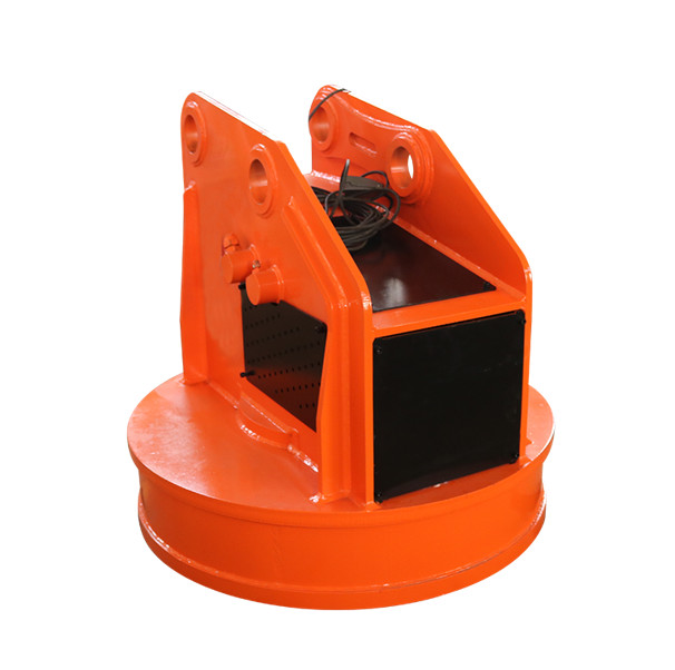 24V Hydraulic Excavator Magnet Scrap Lifting Mining