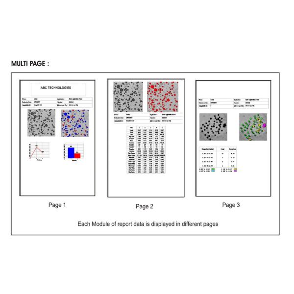 Metallographic Image Analysis Software MetaVision For Metallurgical Microscopes